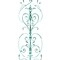 Door Panel Scroll Wall Stencil | 2903 by Designer Stencils | Pattern Stencils | Reusable Stencils for Painting | Safe & Reusable Template for Wall Decor | Try This Stencil Instead of a Wallpaper | Easy to Use & Clean Art Stencil Pattern